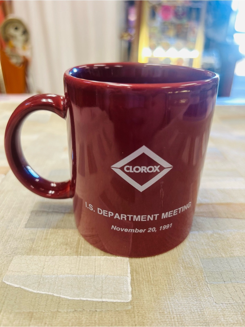 Vintage Clorox Meeting Mug
